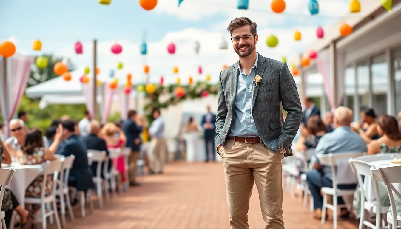 casual wear for wedding male
